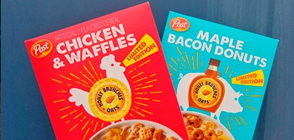 Llegan la nueva locura desde Estados Unidos: los cereales americanos de Chicken and Waffle y Mapple and Beacon Donuts 