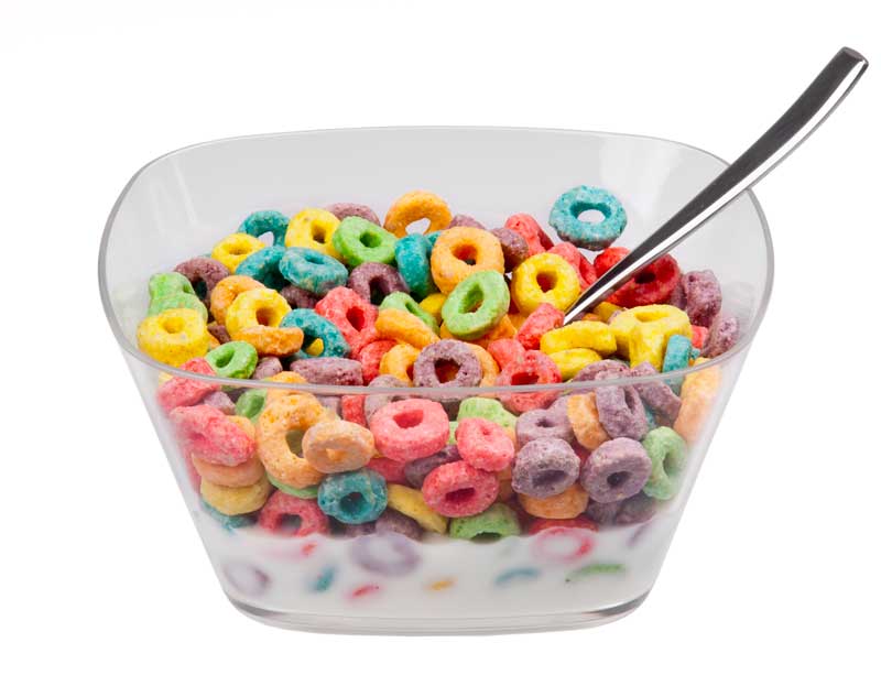 cereales de colores