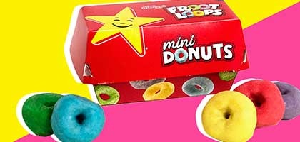 Donuts Froot Loops, el deseo más dulce para los amantes de los cereales americanos