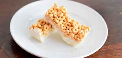 Receta de barrita de Cheerios con yogur natural | Cereal square - Cereal  Square