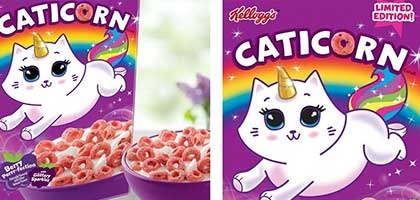 Kellogg's lanza los cereales más "meow-gical”: Caticorn Cereals